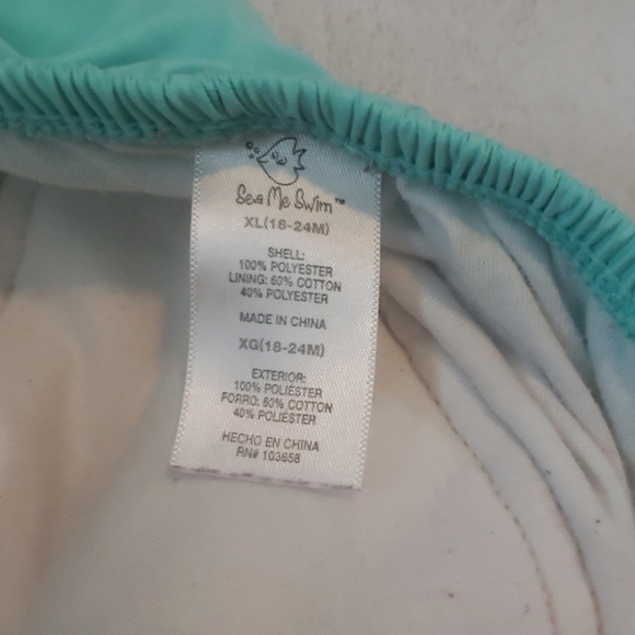 Sea me swim swim diaper - Picture 3 of 3
